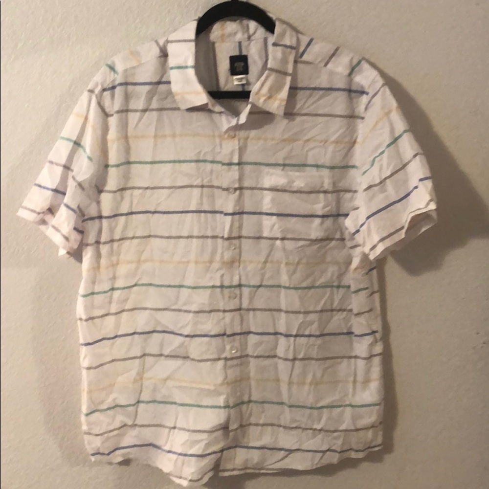 Short sleeved button down shirt